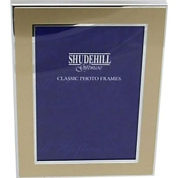 Joe Davies 4x6 Gold Coloured Sliver Plated Photo Frame